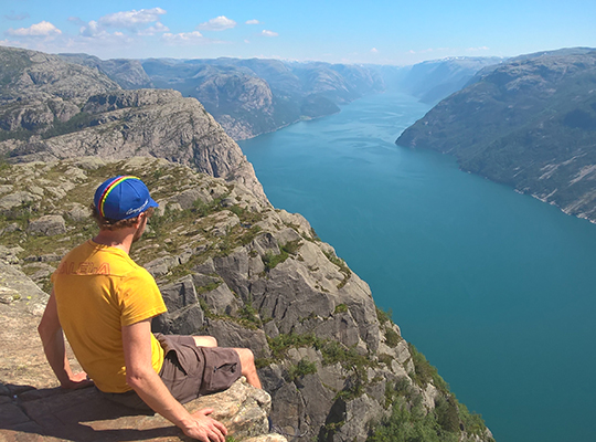 Stunning view from Preikestolen Stavanger/Norway